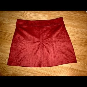 Forever 21 Suede Skirt